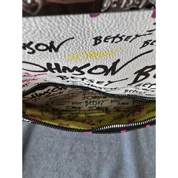 Betsey Johnson Backpack Logo Black Pink Large - Picture 10 of 10